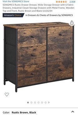 Rustic Brown Small Dresser