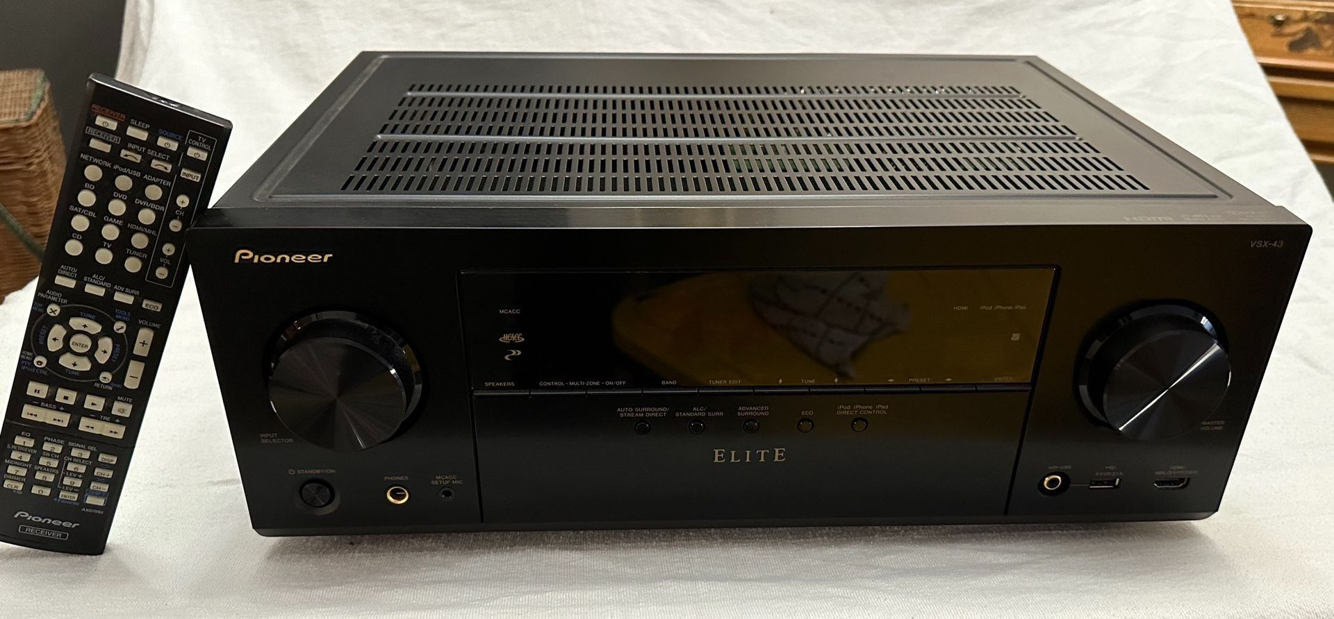 Pioneer Receiver and Bose Speakers