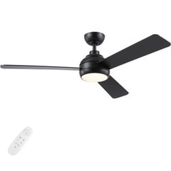 New in the box 52 “ Ceiling Fan with Lights and Remote