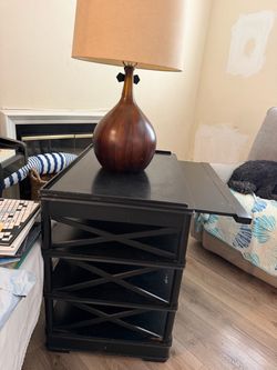 End table black