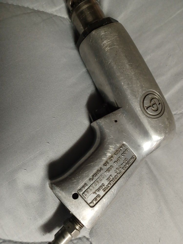 Vintage Chicago Pneumatic Variable Speed Drill
