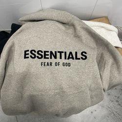 Grey Essential Hoodie