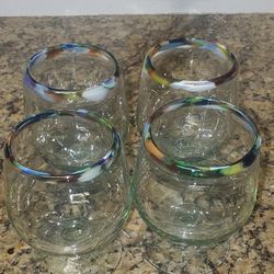 Hand Blown Mexican Glasses 