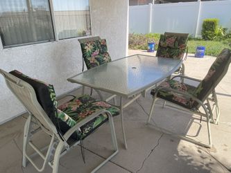 Table And Recliner Chairs