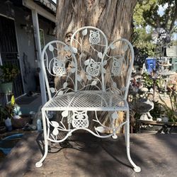 Small Metal Garden Bench 