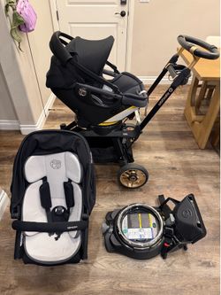 Orbit G5 360 stroller set with car seat, car base and toddler seat