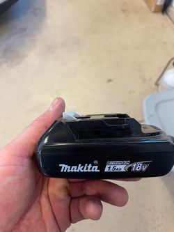Makita 18v lithium ion 1.5ah
