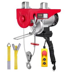 781#2200 lbs Attic Lift, 1600W 110V Electric Hoist with 14ft Wired Remote Control, 40ft Single Cable Lifting Height & Pure Copper Motor, for Garage Wa