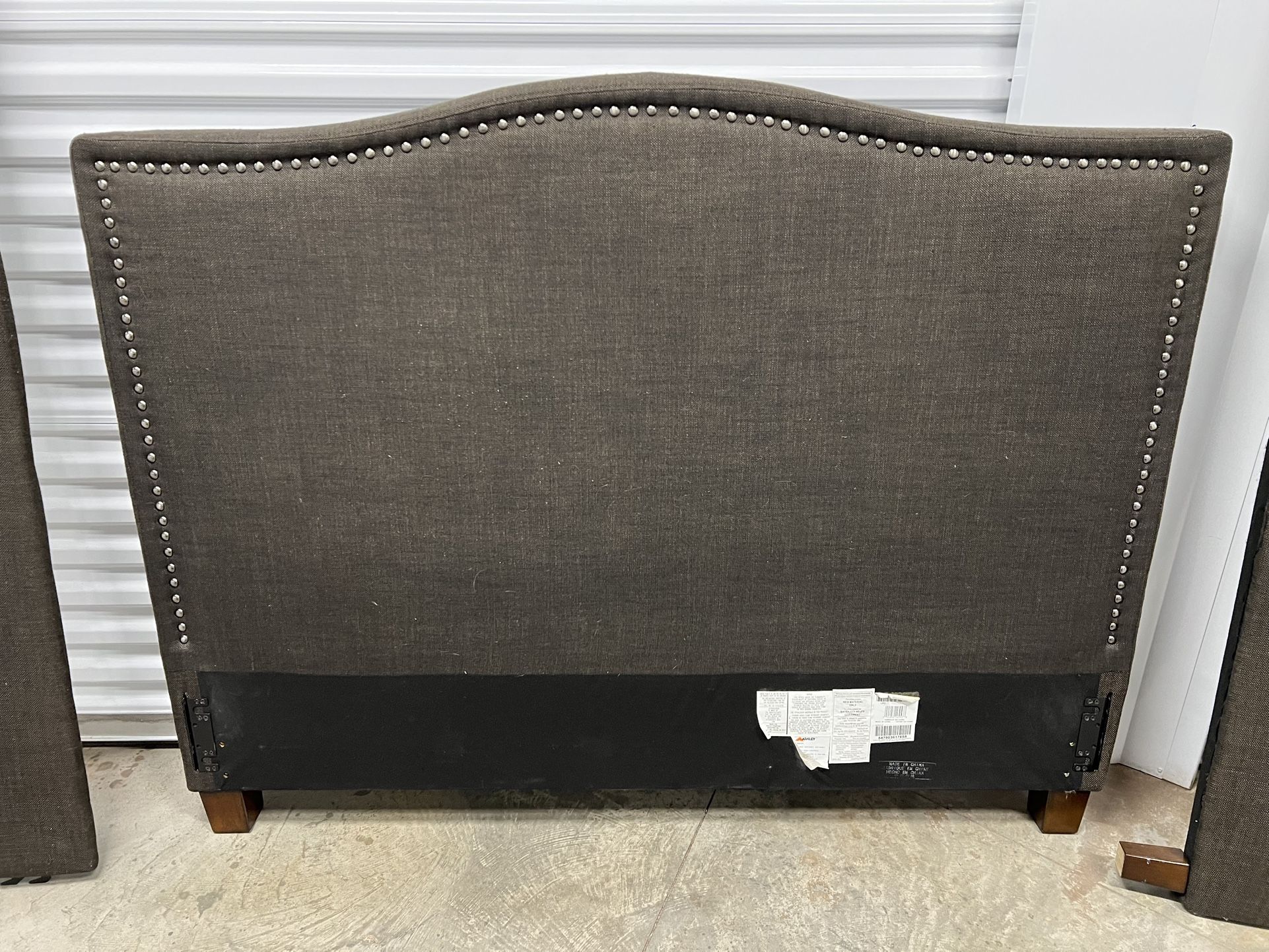 Queen Upholstered Headboard With Mattress