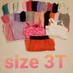 Girls clothes size 3T