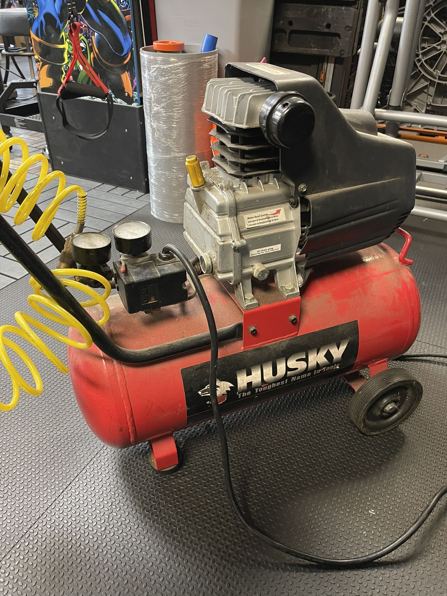 AIR COMPRESSOR🔹TOOLS🔹WORK BENCH🔹BUTCHER BLOCK 