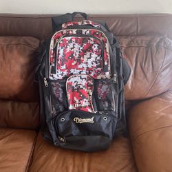 Baseball Travel Backpack Used
