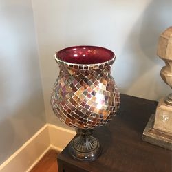 Mosaic Tile Goblet Vase 