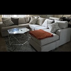 Large Comfy Couches Grey/tan