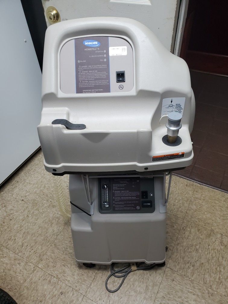 Invacare Homefill 2 Oxygen machine And bottle filler