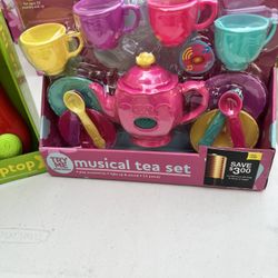 Bundle Deals - Interactive Laptop and Musical Tea Set See pictures great gift