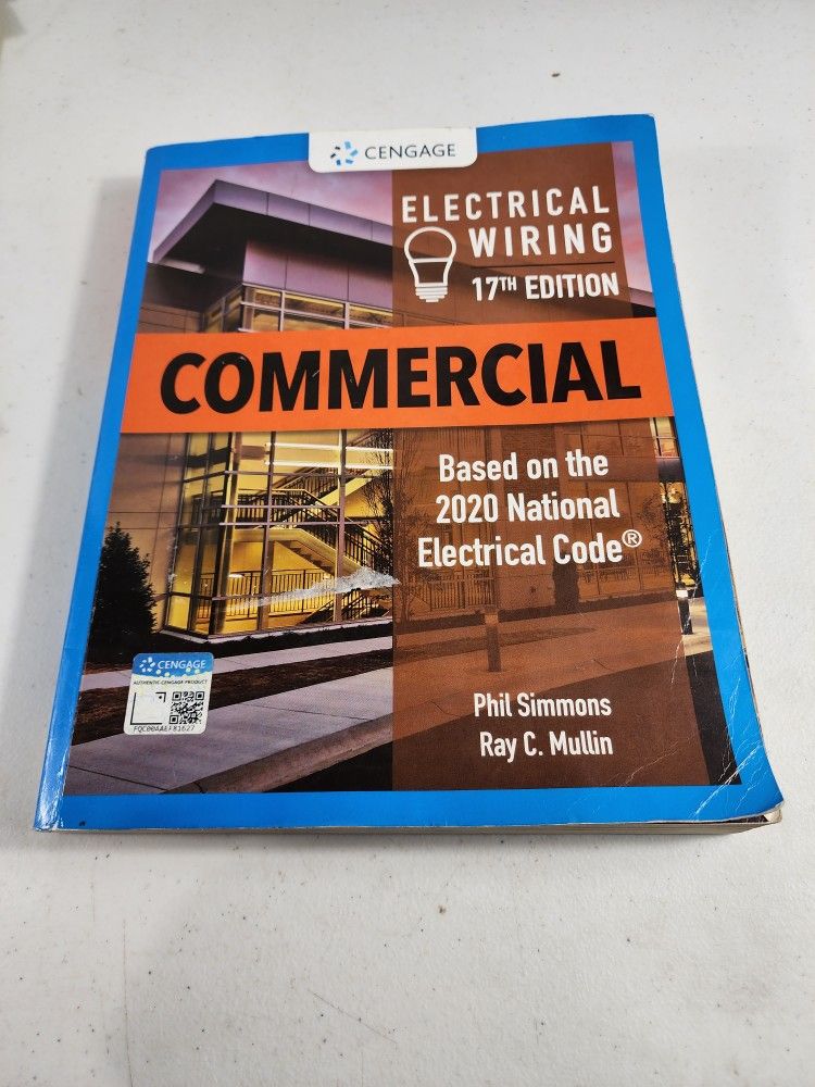 Cengage Commercial Electrical Wiring 17th Edition