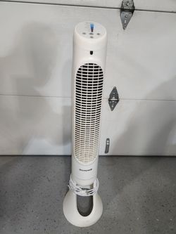 Honeywell QuietSet Whole Room Oscillating Tower Fan with Remote, White, HYF260