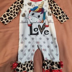 Unicorn Baby Girl Outfit 