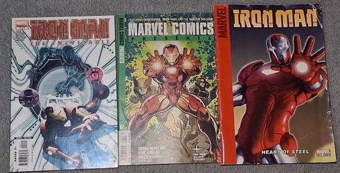 Iron man 3 Comic Lot Heart of steel The Inevitable Great recession Marvel
