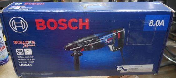 Bosch 11255VSR Bulldog Xtreme Corded 120v 1" SDS-Plus Rotary Hammer Drill NEW. OPEN BOX BOX WAS OPEN FOR INSPECTION. F(contact info removed)1.