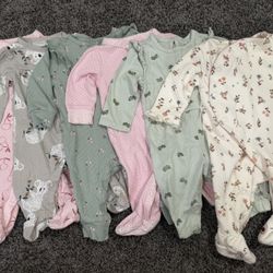 Baby Girl Onesies 3 Months - Button Up