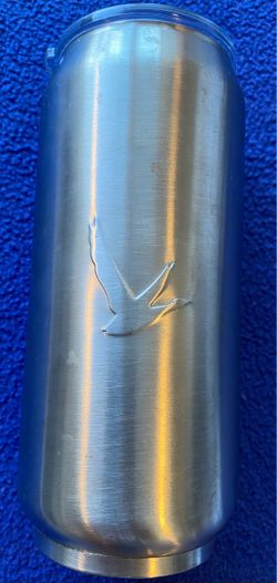 12 Oz. Stainless Steel Silver Grey Goose Tumbler