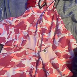 Pink Bape Large(fits Like Medium)
