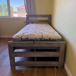 Twin Bed With Mattress 