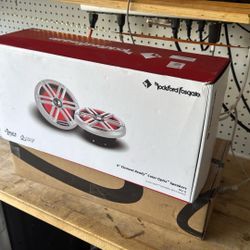 Rockford Fosgate M2 -8 Marine 8” Coaxial Speakers New In Box