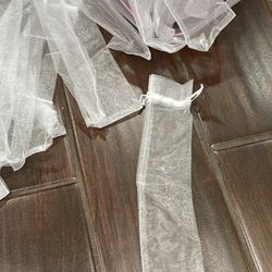 62 White Organza Bag