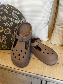 Crocs Mary Jane Platform Clogs
