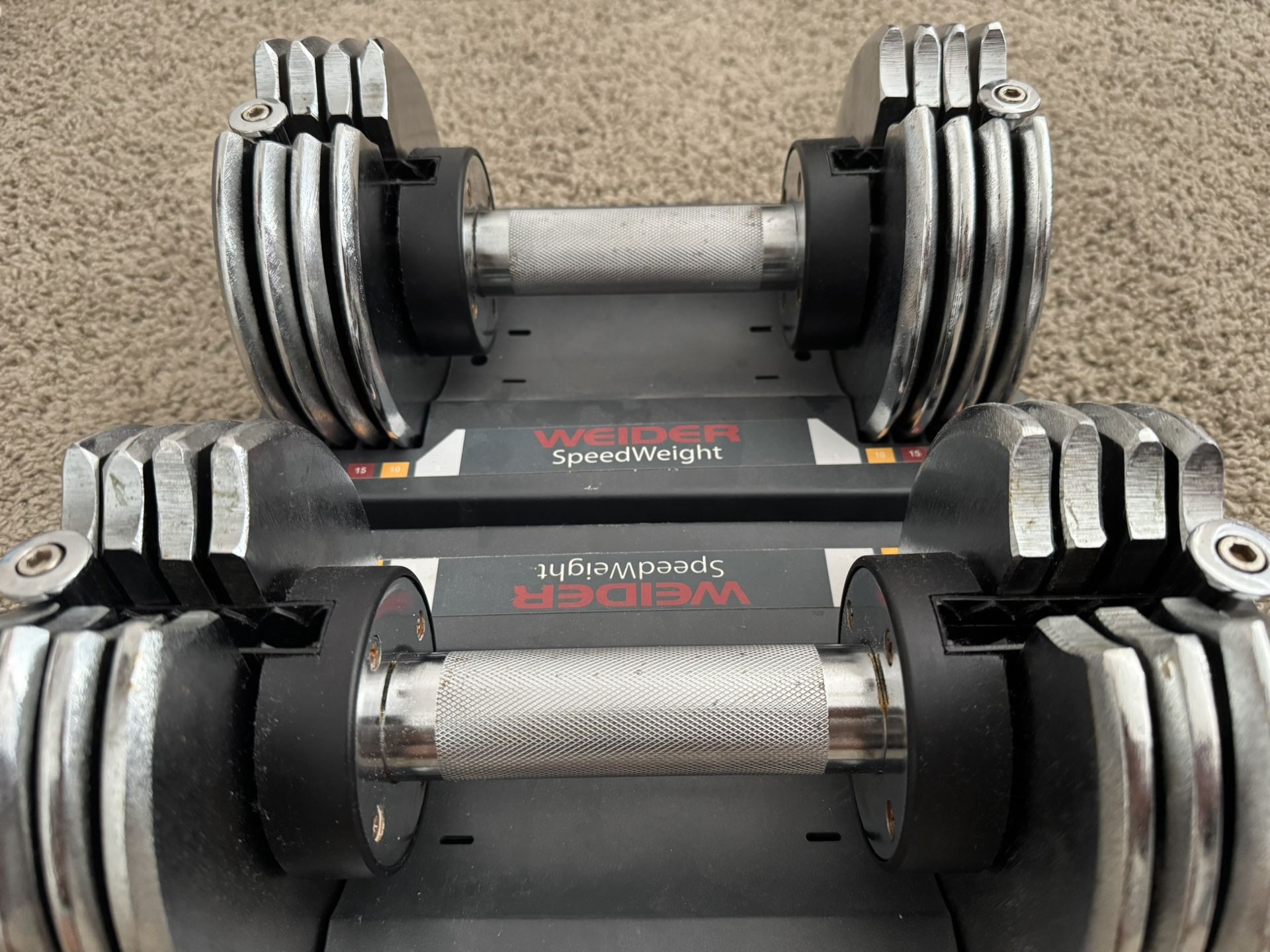 WEIDER SpeedWeight Adjustable Dumbells Set