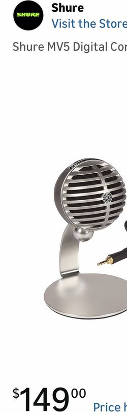 SHURE MV5 DIGITAL MICROPHONE