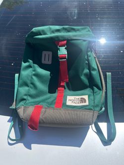 Cute kid sized Northface backpack in good condition. Would make a great accessory for back to school for the rugged outdoorsy little guy or gal. $30