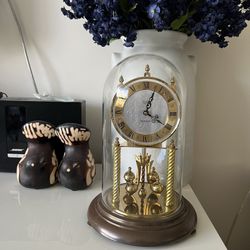 Vintage Clock Hamburg Chiming Anniversary Clock By Haller 