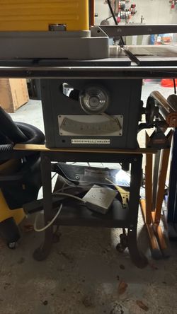 Small Rockwell table saw