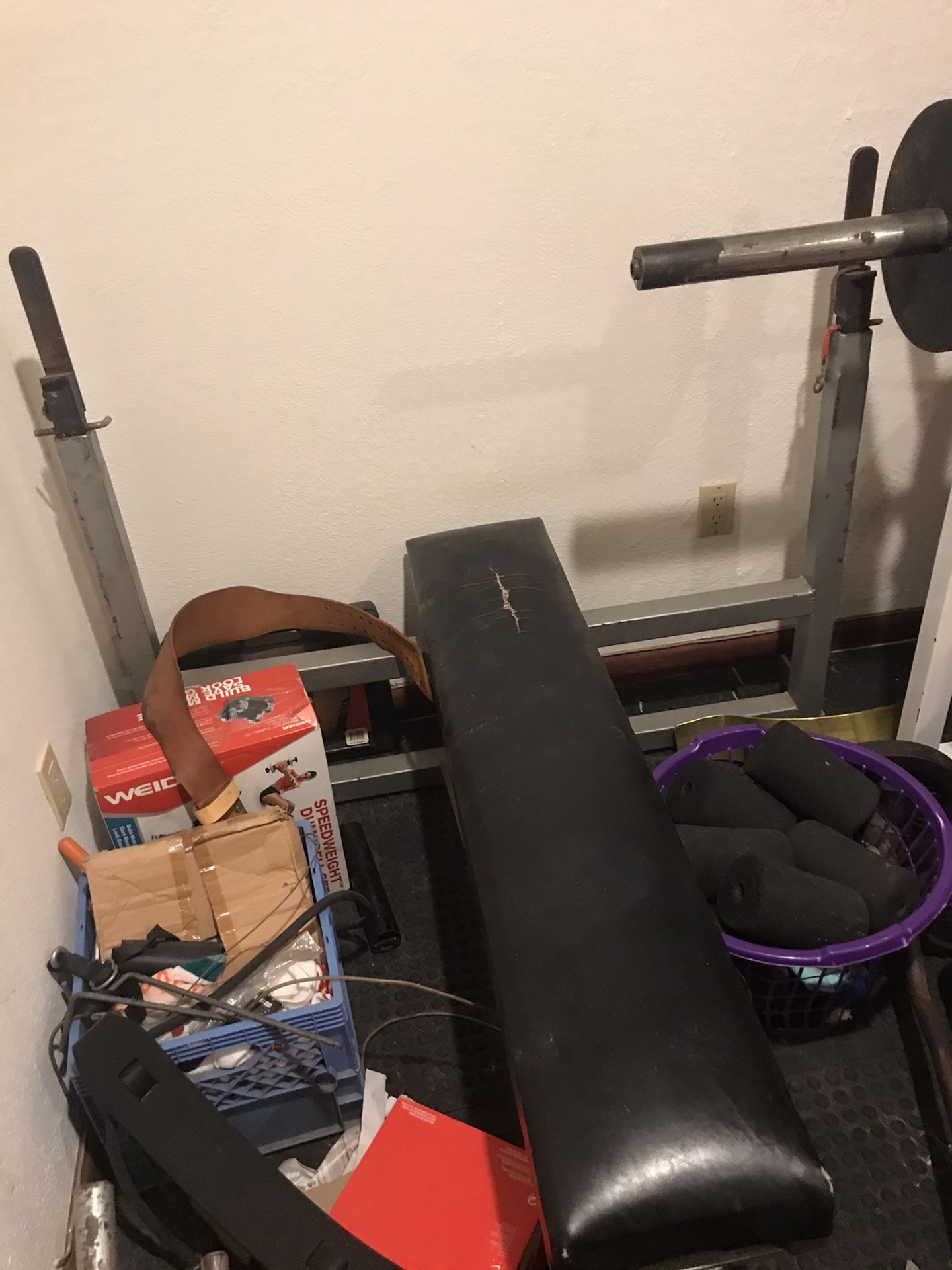 Professional weight lifting power bench