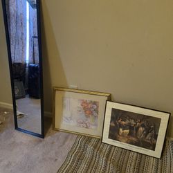 Mirror And Two Wall Pics