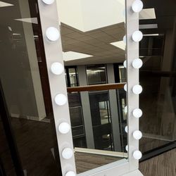 White Mirror W Drawer- New In Box - On Clearance 