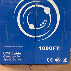 VIVO Waterproof 1,000ft Bulk Cat5e Wire