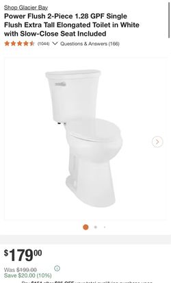 Glacier Bay Toilet