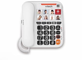 VTech SN1127 Amplified Corded Senior Phone with Answering Machine