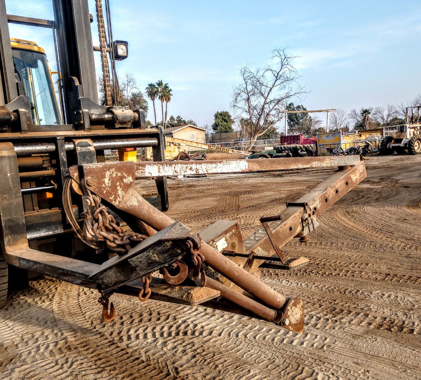 TODCO PORTABLE FIFTH WHEEL WRECKER BOOM