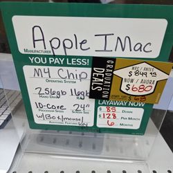 Apple IMac All In One Computer