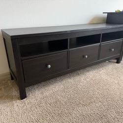 Dark Wood TV Stand