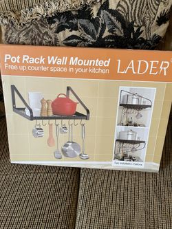 Pot Rack Wall Mounted