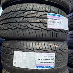 New Toyo 245/40R19 Extensa HPII Tires