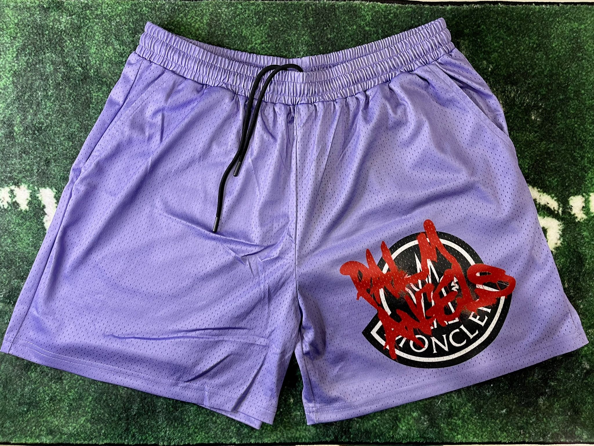 Custom Designer Shorts Moncler Palm Angels