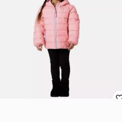 Gerry  Girls Pink Puffer Jacket 3T  And 4T 